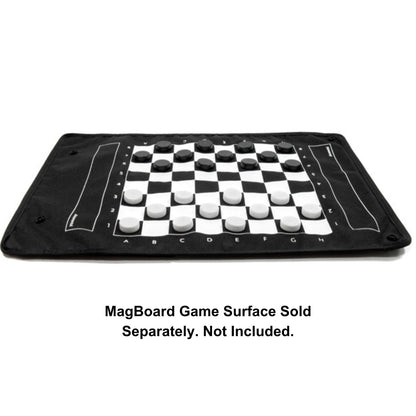 image of MagBoard checkers setup